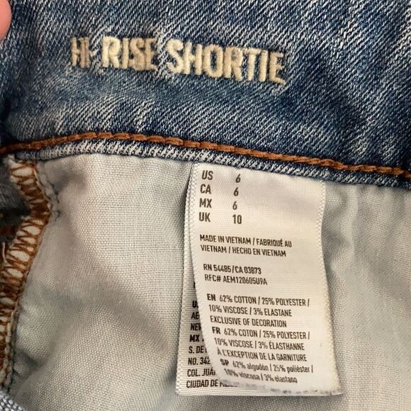 American Eagle Super Super Stretch Hi Rise Shortie - Picture 6 of 7